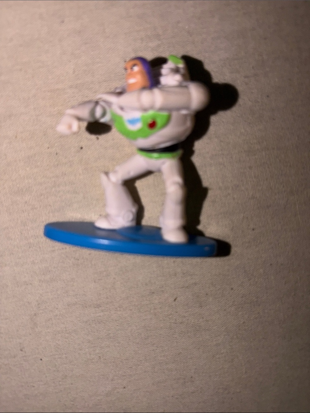 Vintage Collectible. Buzz Lightyear White and Green Action Figure - Kids Toy